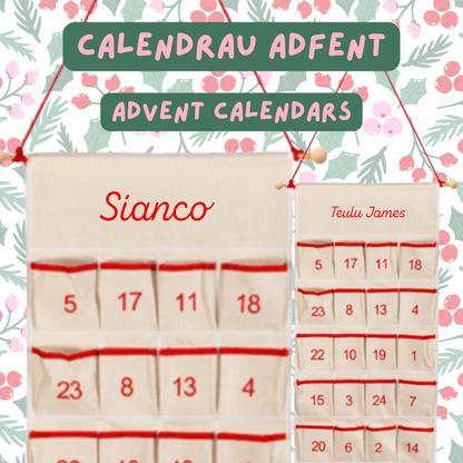 Calendr Adfent | Advent Calendar