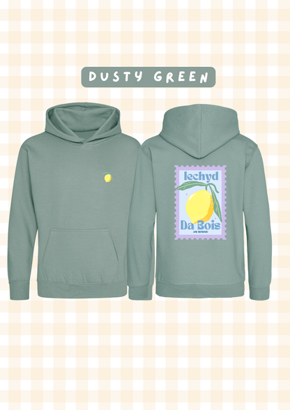 Hwdi Iechyd Da Lemwn | Iechyd Da Lemon Hoody