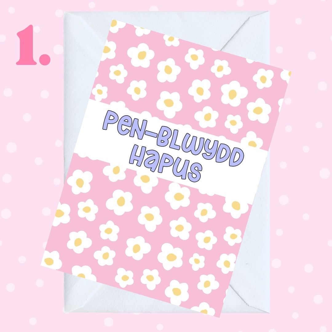 Cardiau Penblwydd Ani-bendod Birthday Cards