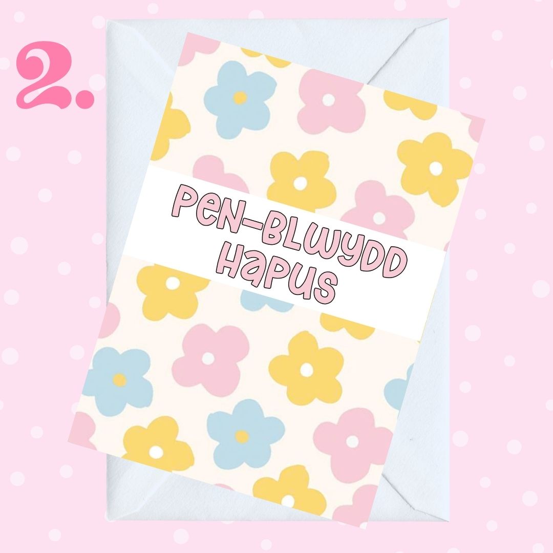 Cardiau Penblwydd Ani-bendod Birthday Cards
