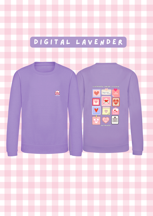 Siwmper Llythyron Cariad | Loveletters Sweatshirt