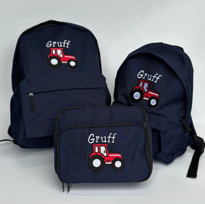 Personalised Farm embroided backpack/rucksack/school bag ani-bendod