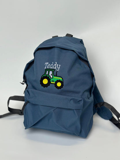 Personalised Farm embroided backpack/rucksack/school bag ani-bendod