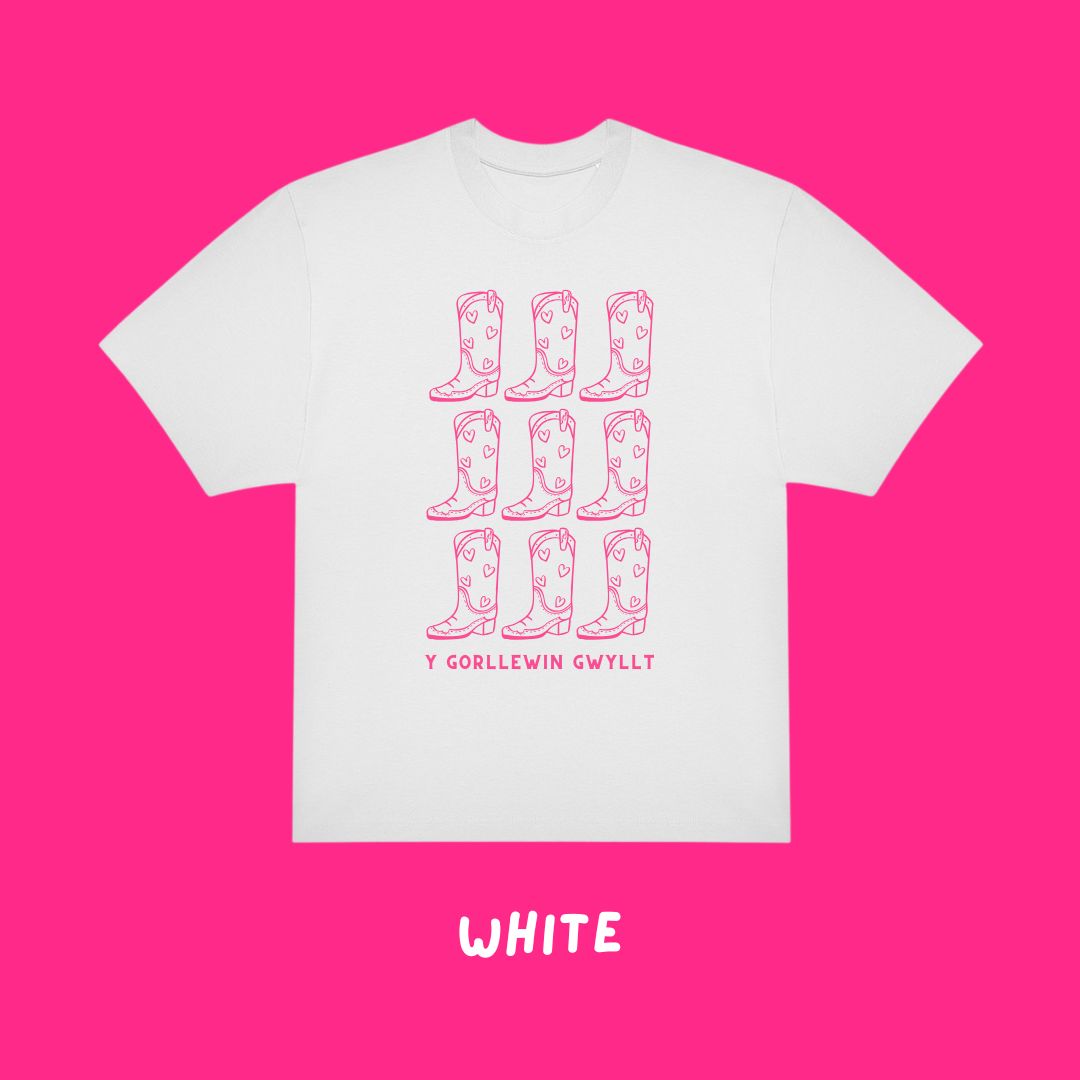 Crys T Y Gorllewin Gwyllt Oversized Tee