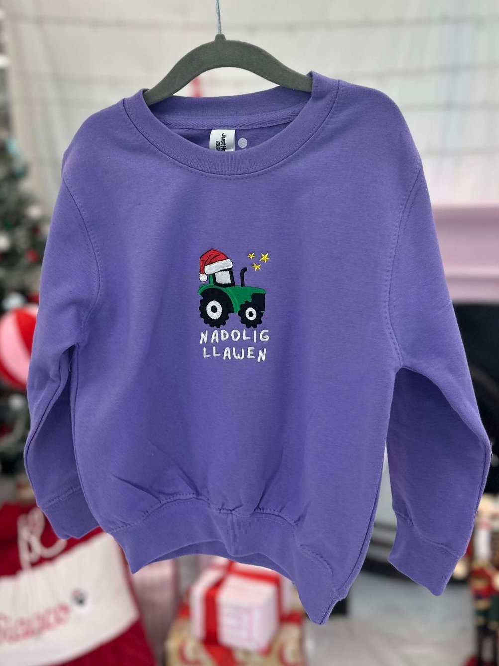 Ready to go- Tractor Christmas Jumper