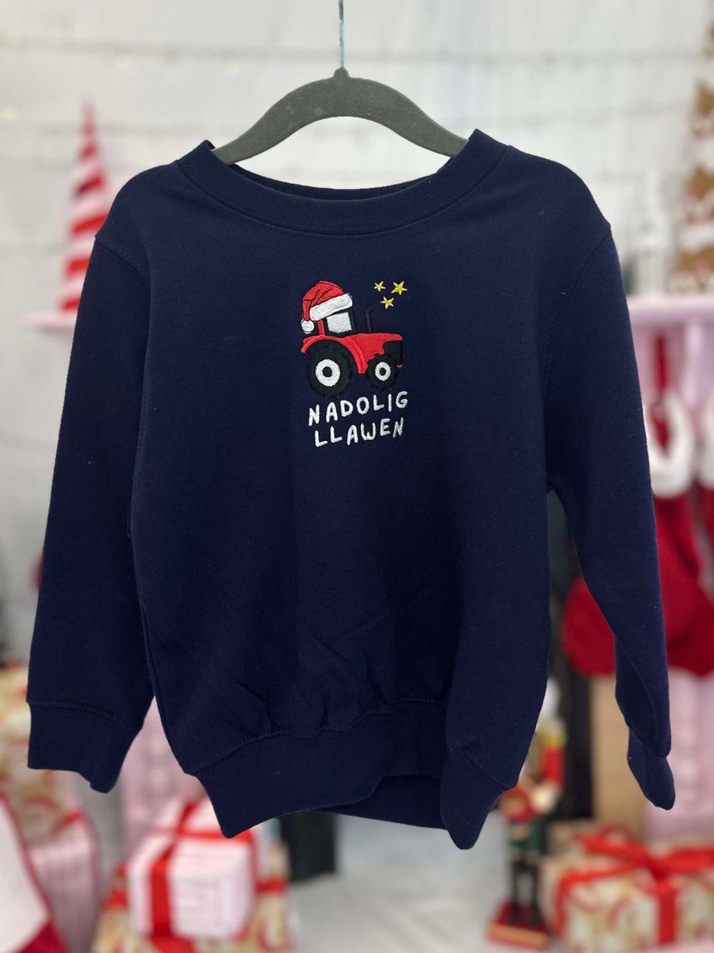 Ready to go- Tractor Christmas Jumper