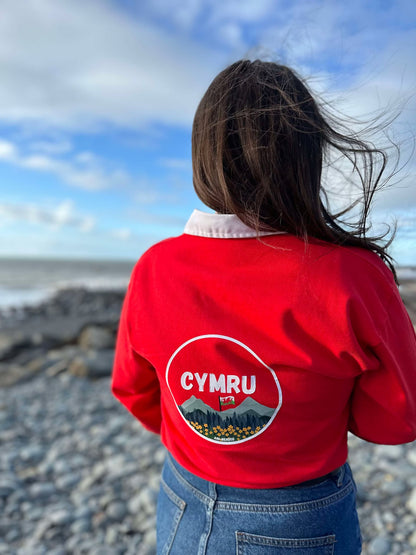 Crys rygbi Cymru- ani-bendod rugby shirt