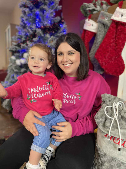 Siwmperi Nadolig WREATH Sparkly 2025 - Christmas jumpers