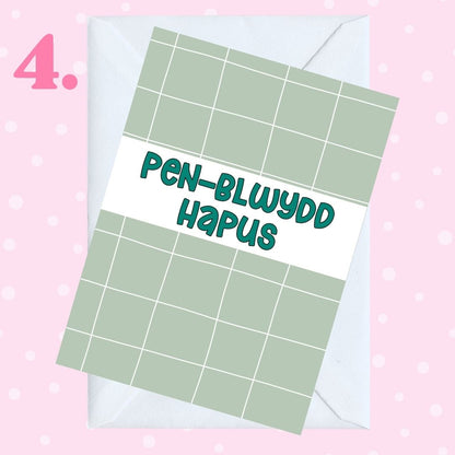 Cardiau Penblwydd Ani-bendod Birthday Cards