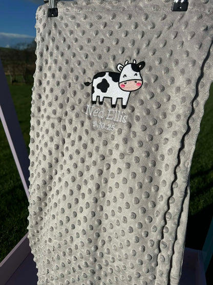 Blancedi babanod wedi personoli | Personalised baby blankets