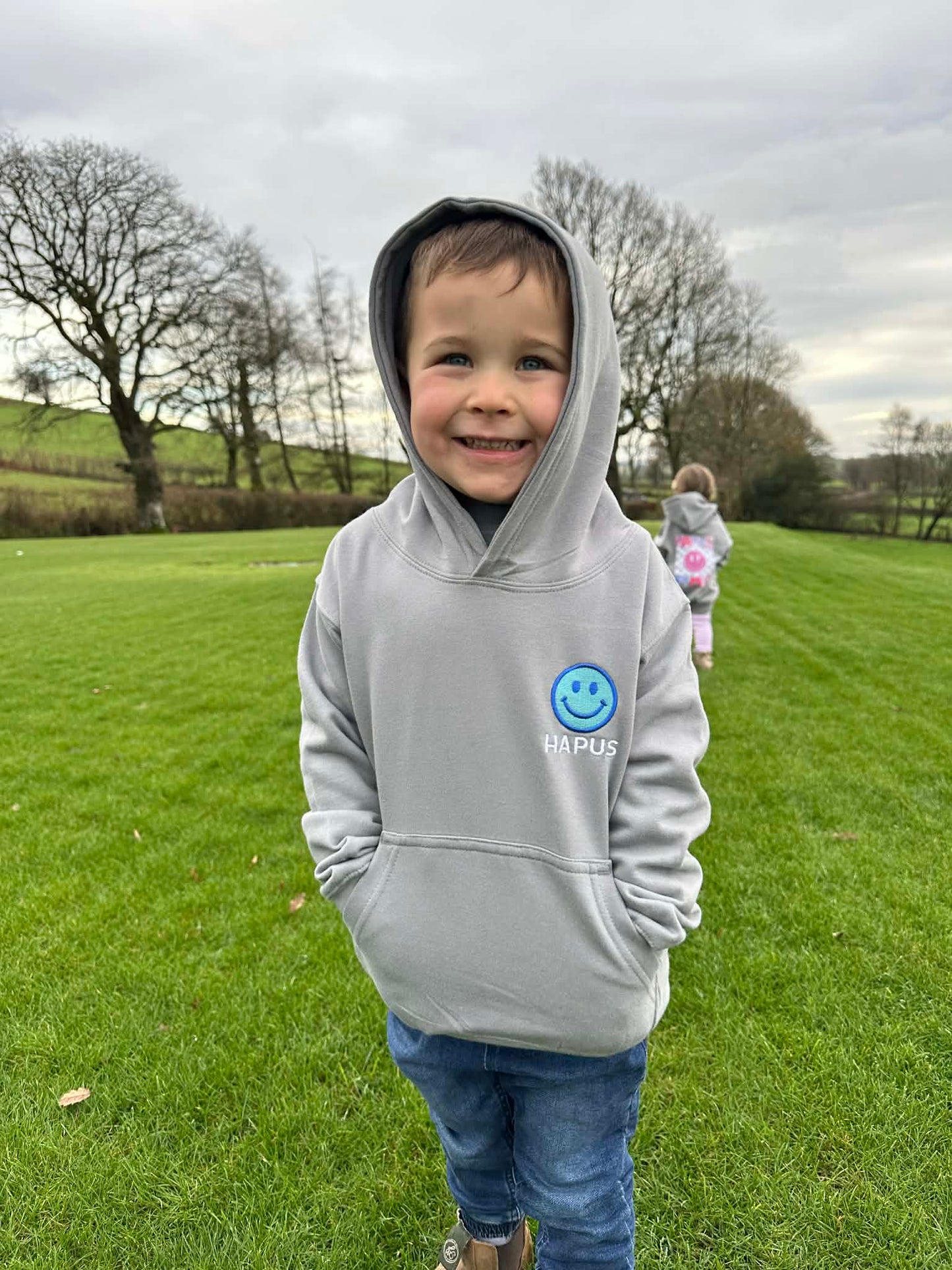 Hwdi Wyneb Hapus | Smiley Face Hoody