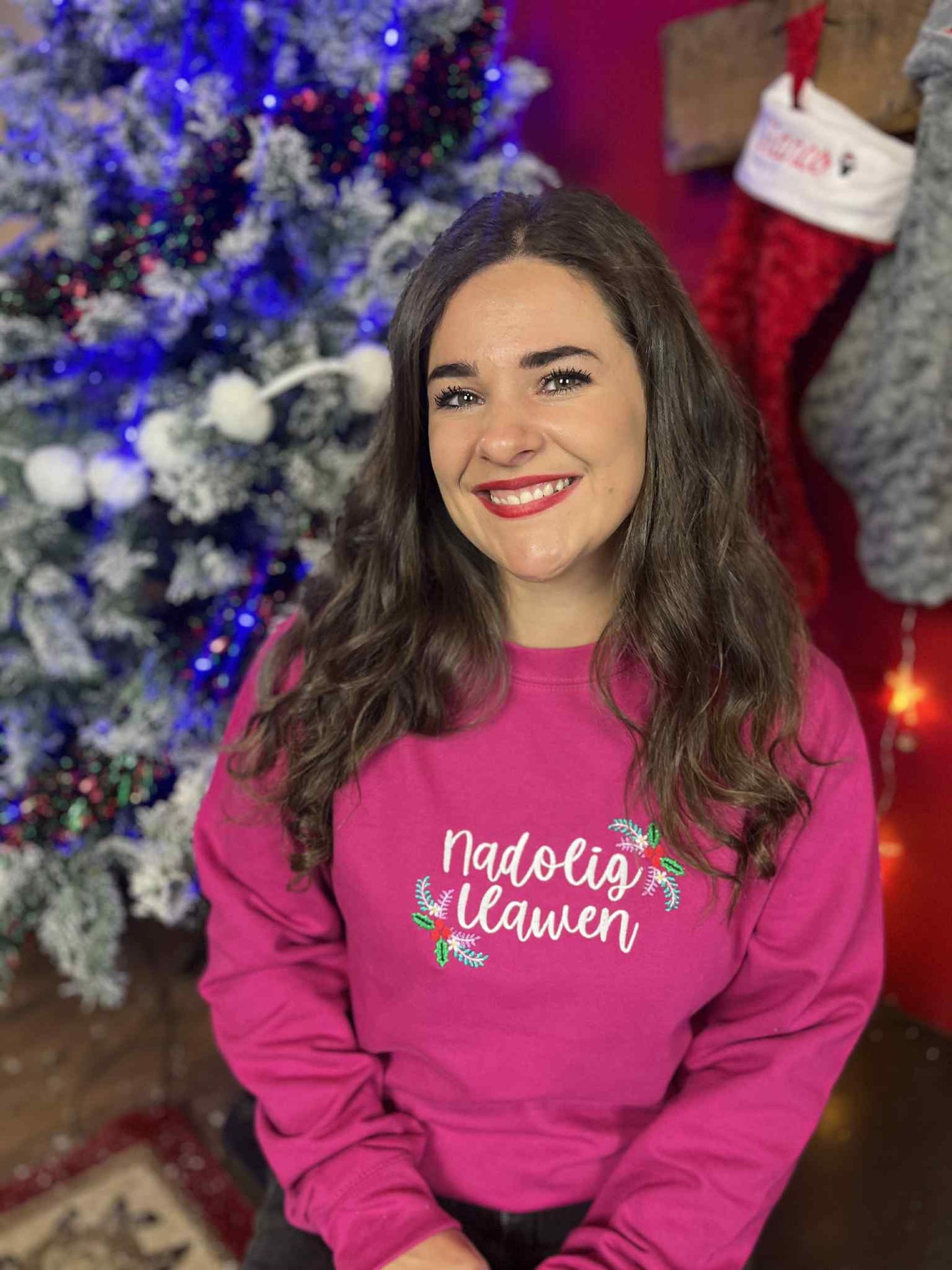 Siwmperi Nadolig WREATH Sparkly 2025 - Christmas jumpers