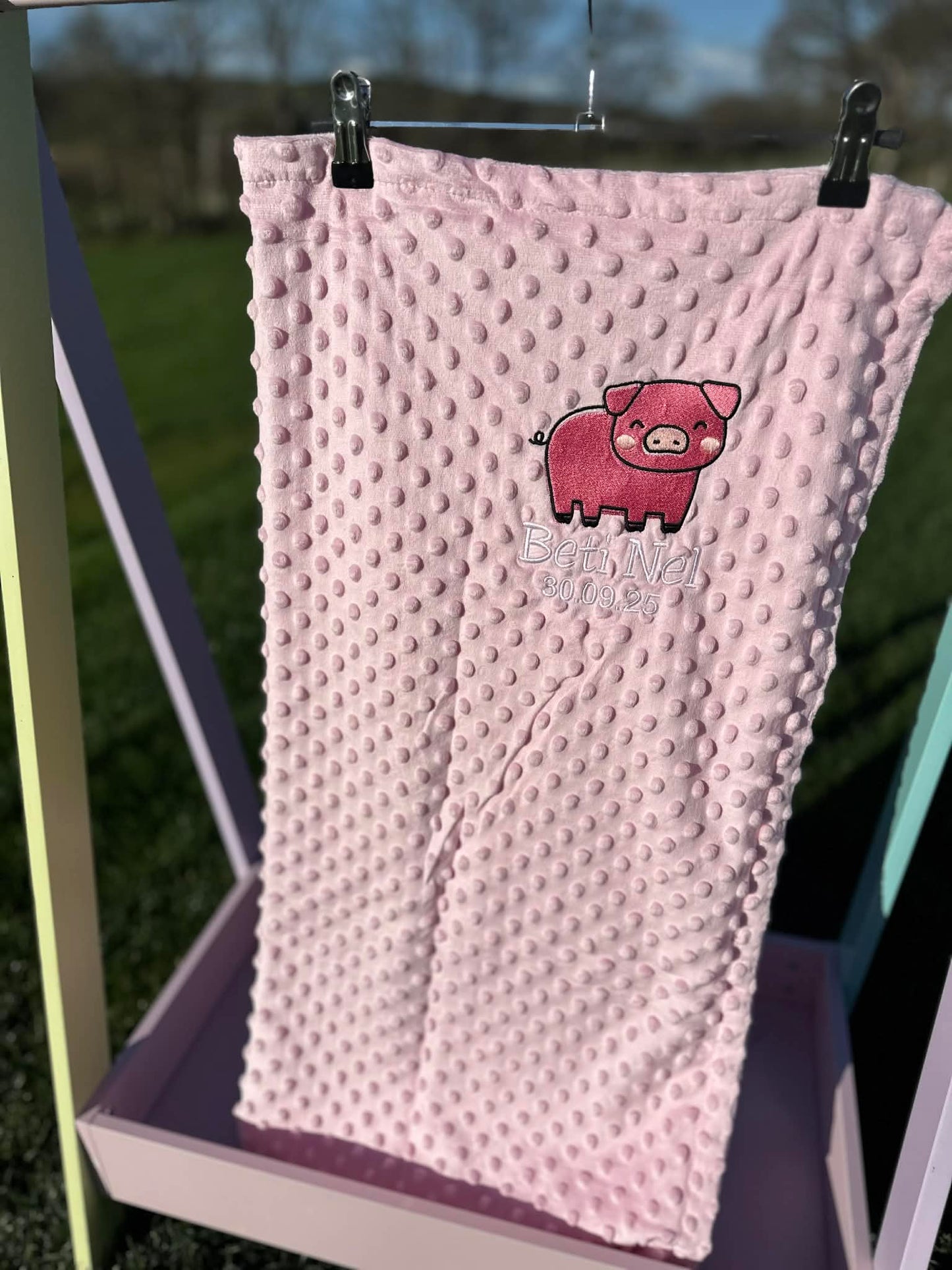 Blancedi babanod wedi personoli | Personalised baby blankets