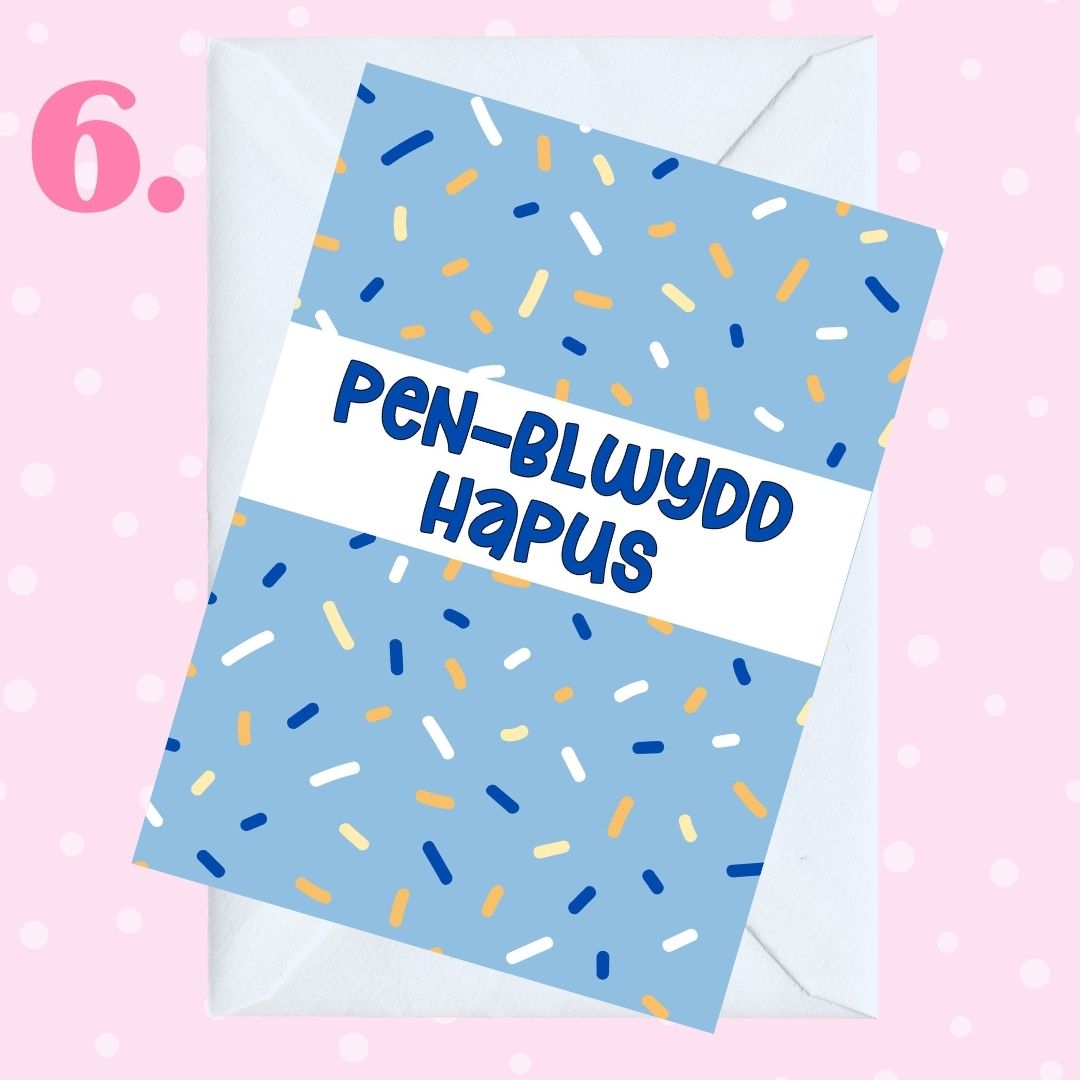 Cardiau Penblwydd Ani-bendod Birthday Cards