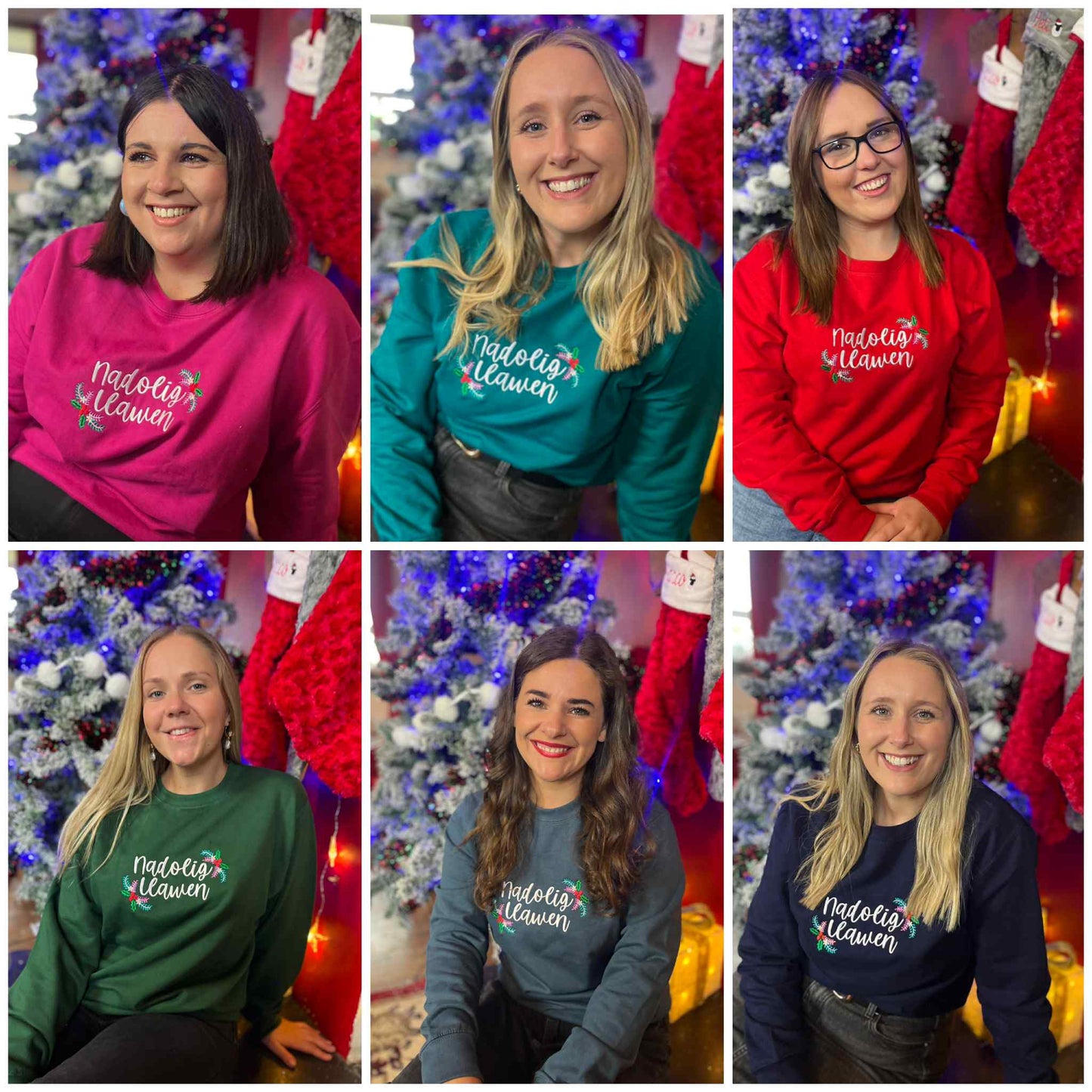 Siwmperi Nadolig WREATH Sparkly 2025 - Christmas jumpers