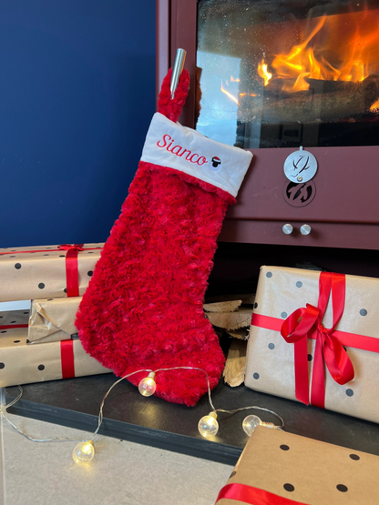 SALE! Sachau a Sanau Nadolig/Christmas Sacks and stockings - red stockings currently out of stock