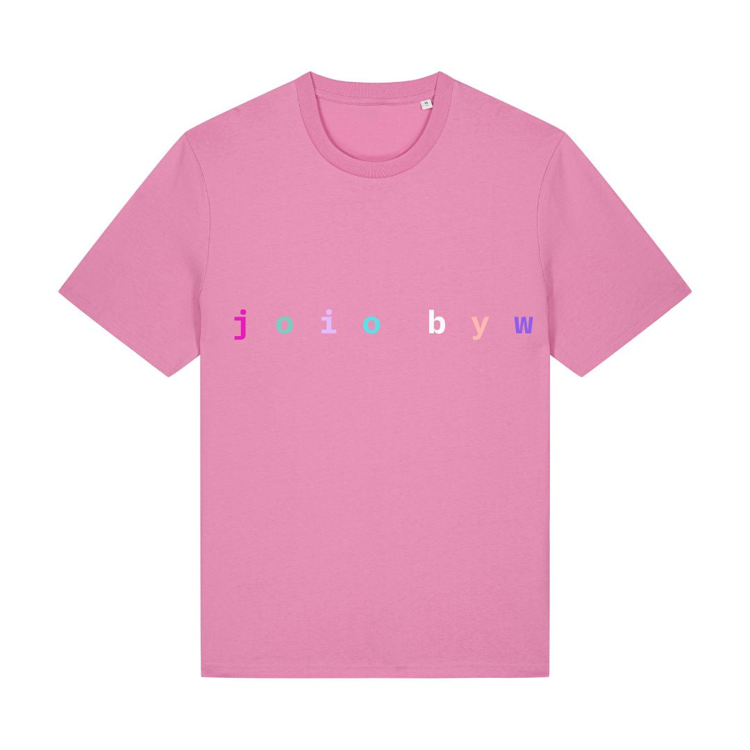 SALE / ONE OFF Crys T JOIO BYW Tee Pinc