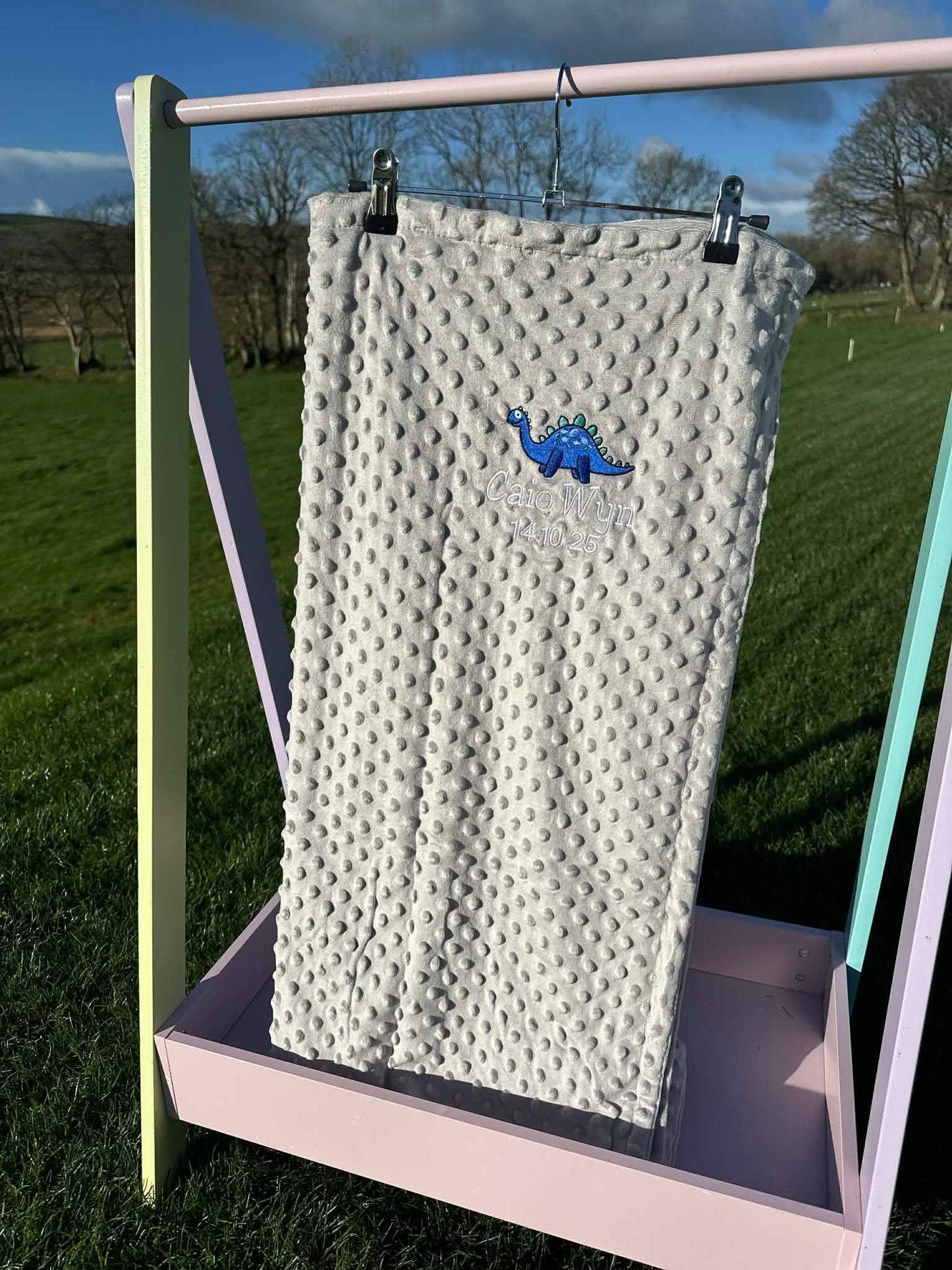 Blancedi babanod wedi personoli | Personalised baby blankets