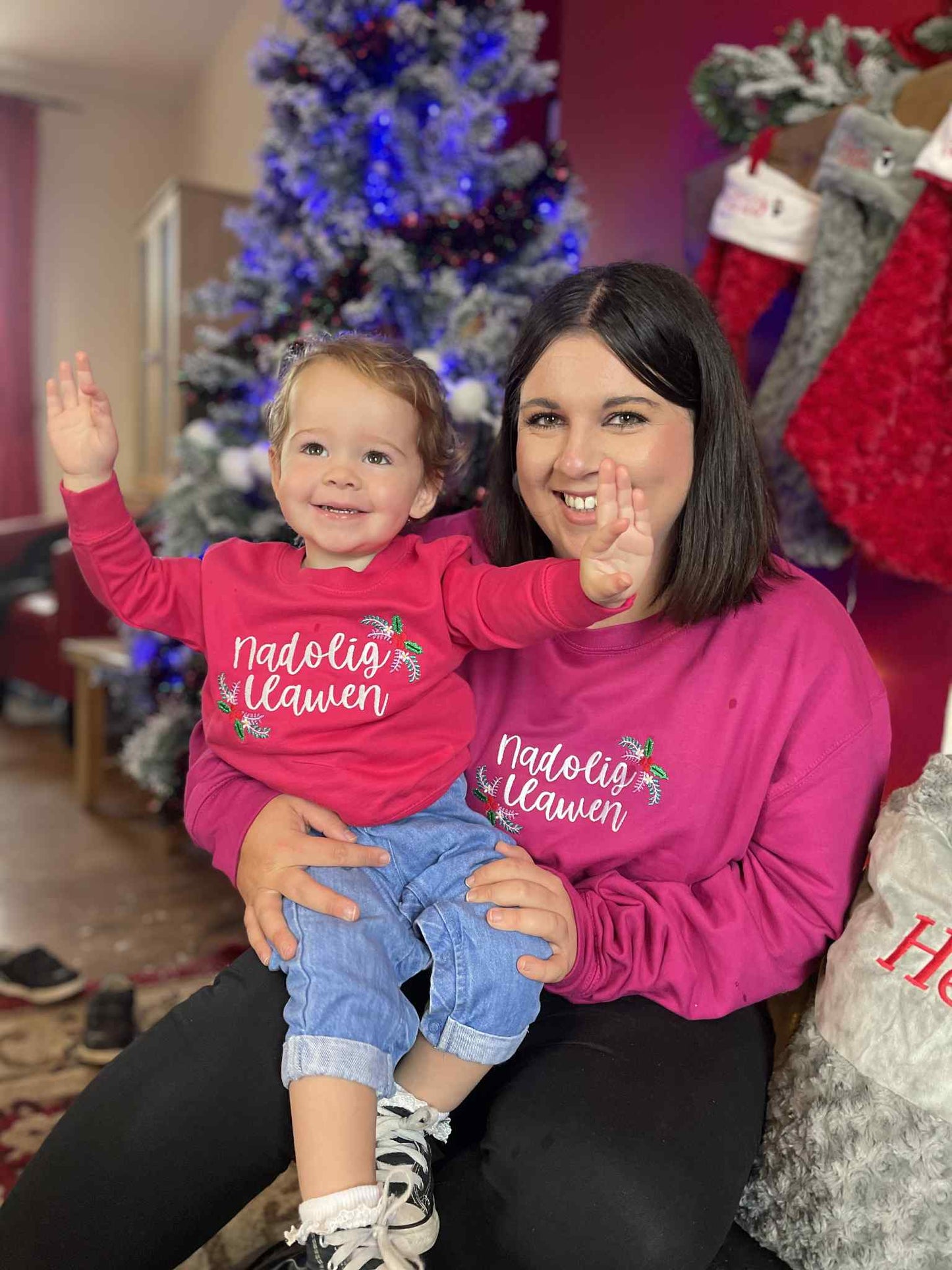 Siwmperi Nadolig WREATH Sparkly 2025 - Christmas jumpers