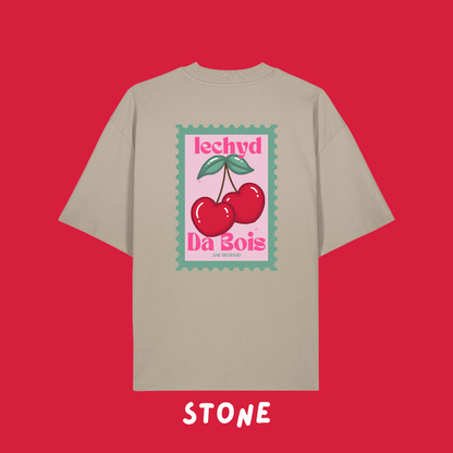 Crys T Ceirios Iechyd Da | Iechyd Da Cherry Oversized T-shirt