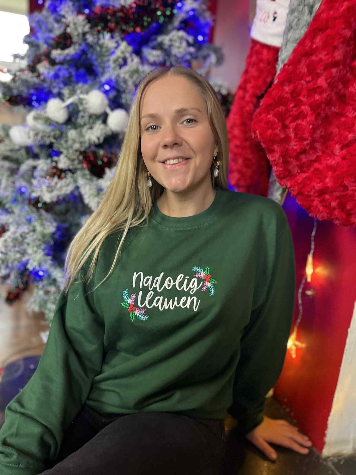 Siwmperi Nadolig WREATH Sparkly 2025 - Christmas jumpers