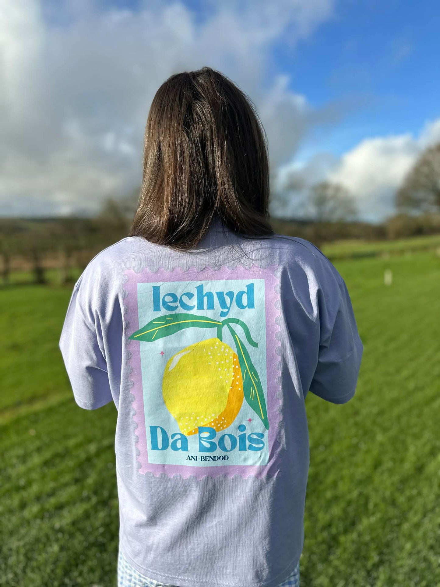 Crys T Lemwn Iechyd Da | Iechyd Da Lemon Oversized T-shirt