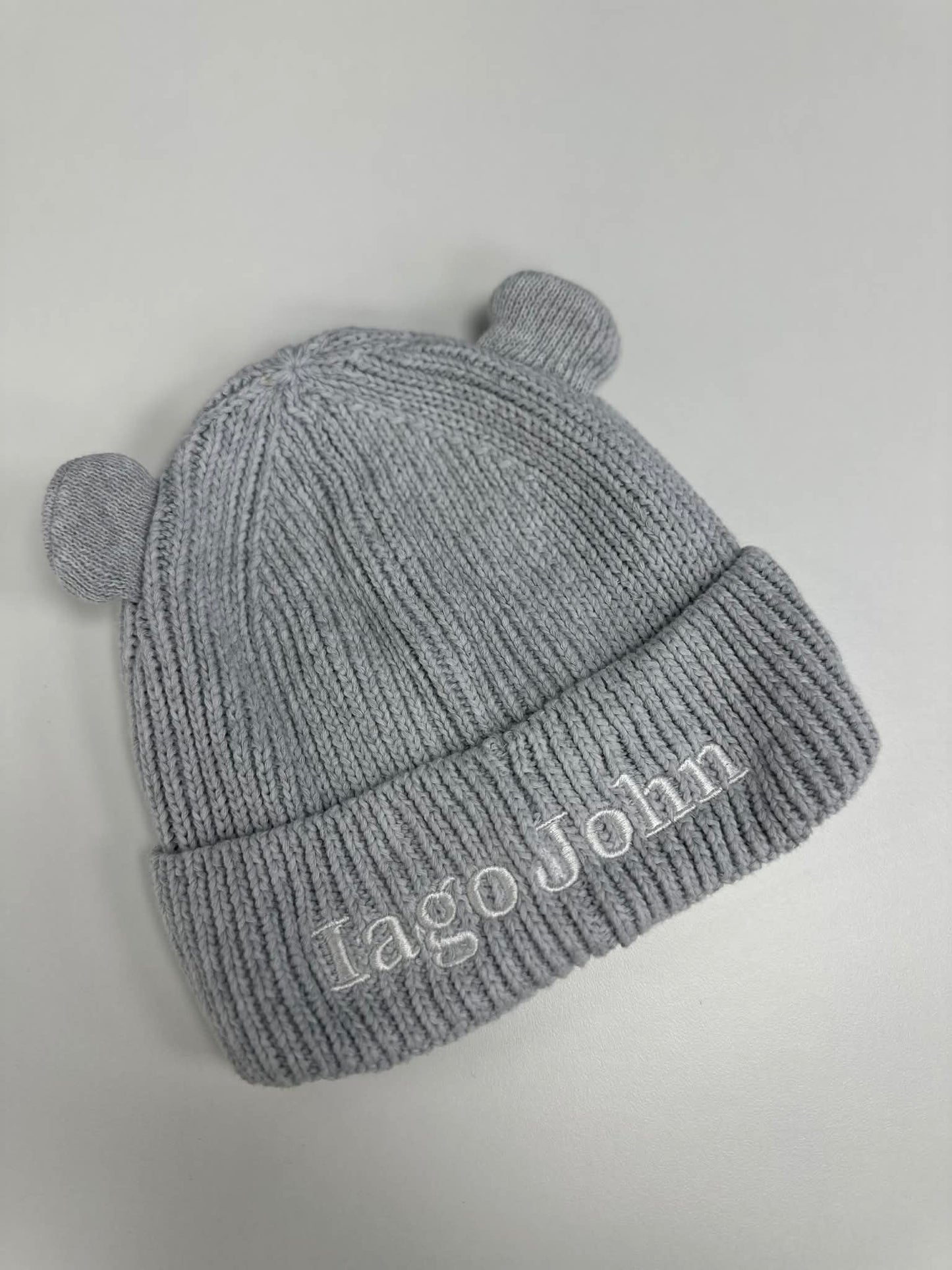 Hetiau Babanod wedi personoli | Personalised baby beanies