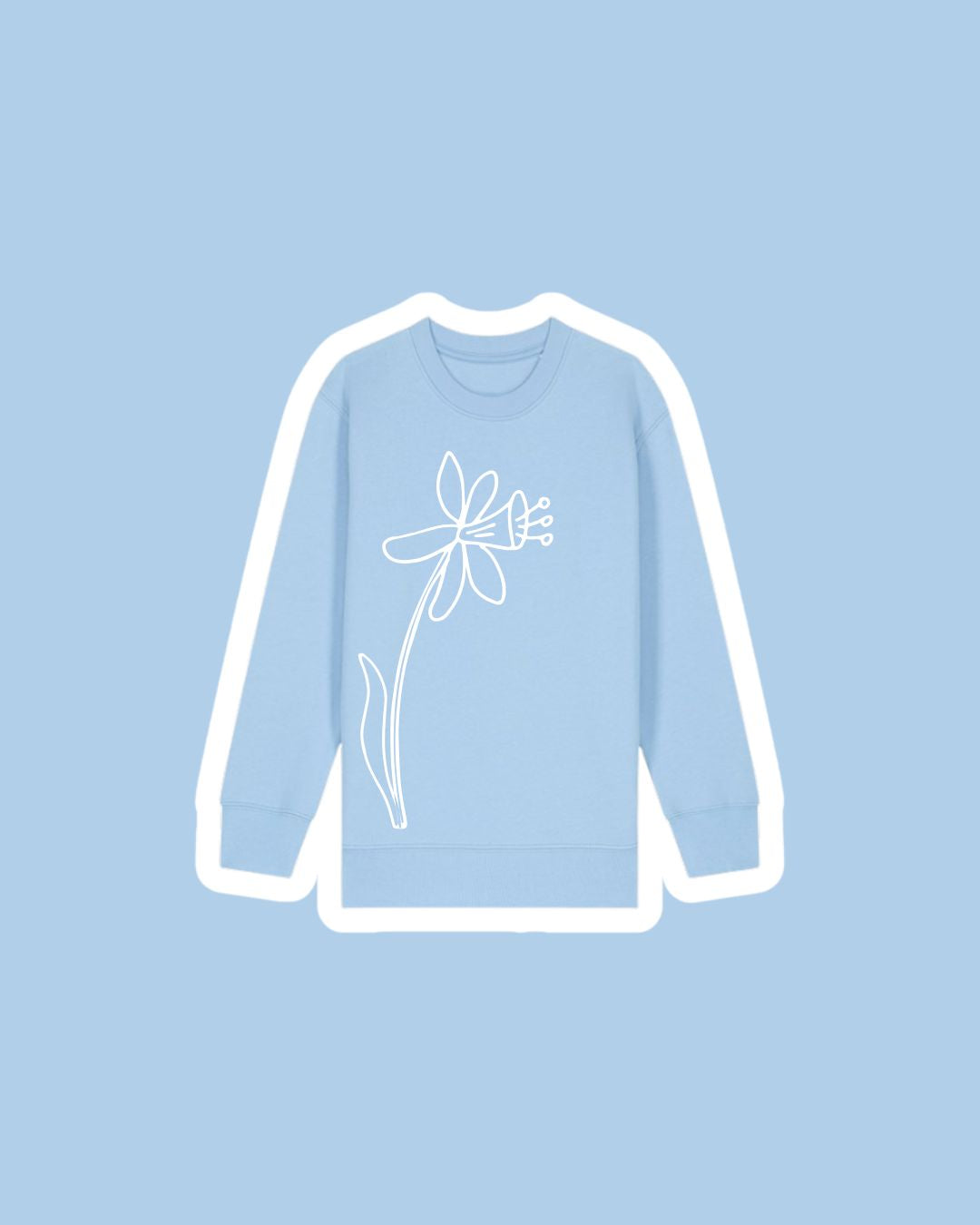 Siwmper Cenyn Pedr | Daffodil Sweatshirt