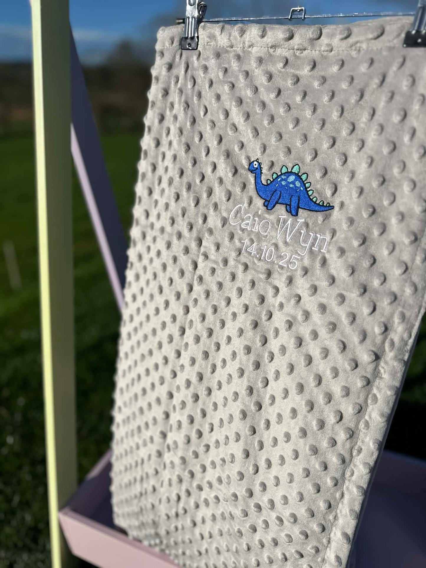 Blancedi babanod wedi personoli | Personalised baby blankets