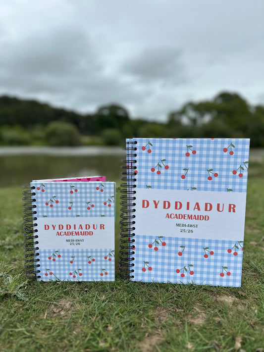 PRE ORDER - Cyrraedd diwedd Awst/Arrive end of August - Dyddiadur Academaidd Medi 2025-Awst 2026 ani-bendod- Academic diary Sept 25-Aug 26