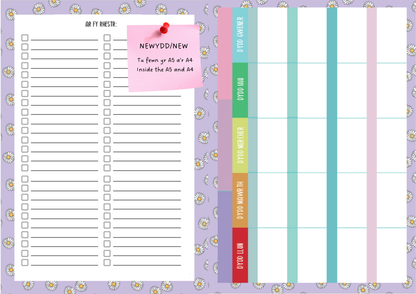 PRE ORDER Dyddiadur Academaidd Medi 2026-Awst 2027 ani-bendod- Academic diary Sept 26-Aug 27