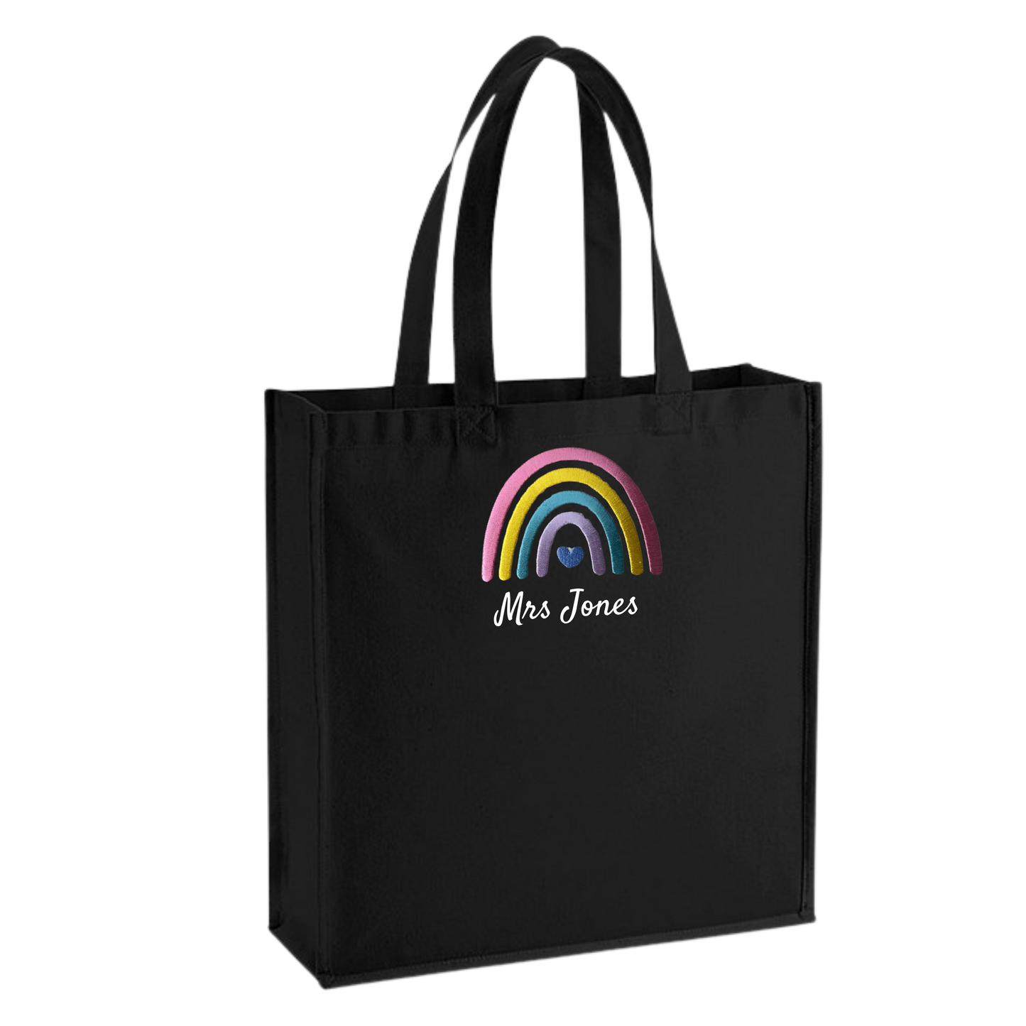 Tote bag Athrawon/Diwedd Tymor wedi personoli- Teacher End of Term personalised tote bag