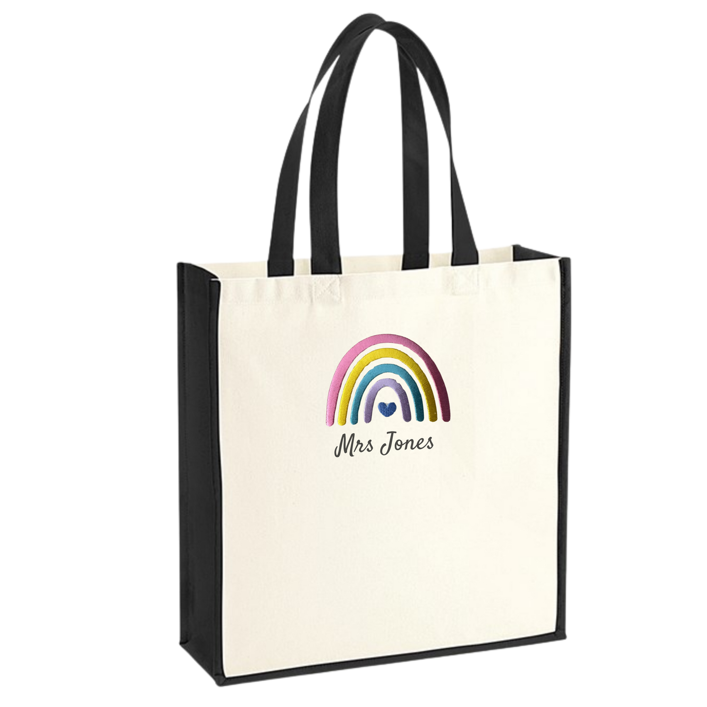 Tote bag Athrawon/Diwedd Tymor wedi personoli- Teacher End of Term personalised tote bag
