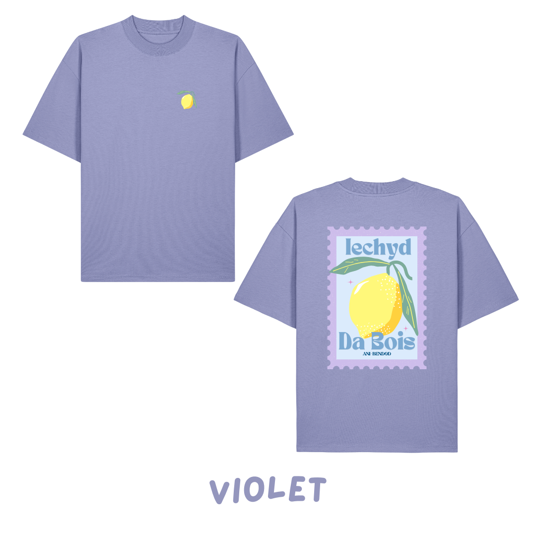 Crys T Lemwn Iechyd Da | Iechyd Da Lemon Oversized T-shirt