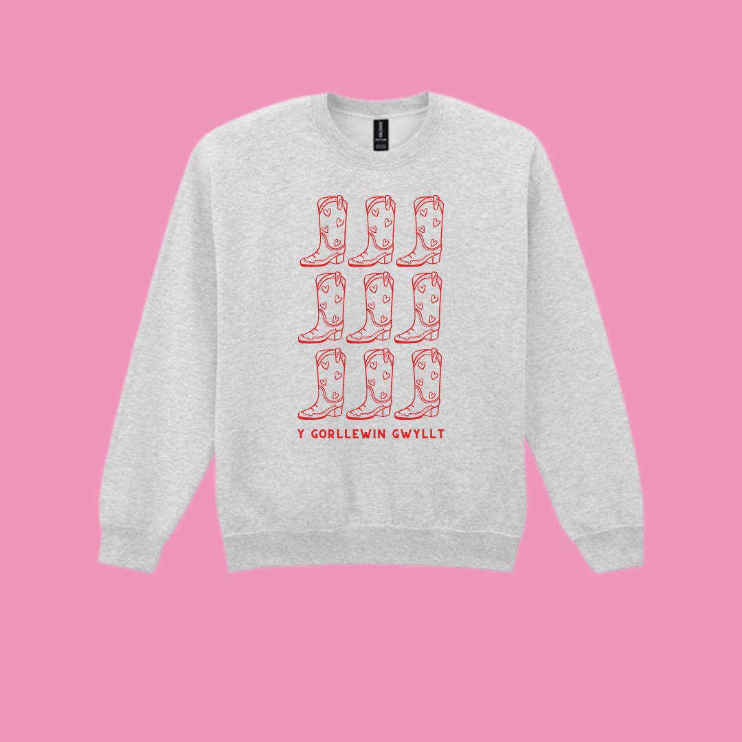 LEFTOVER STOCK - Siwmper y Gorllewin Gwyllt | Y Gorllewin Gwyllt Sweatshirt