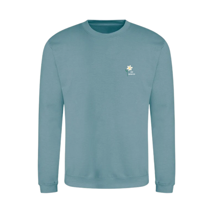 LEFTOVER STOCK- Siwmper Seafoam Llygad y dydd | Daisy Seafoam sweatshirt