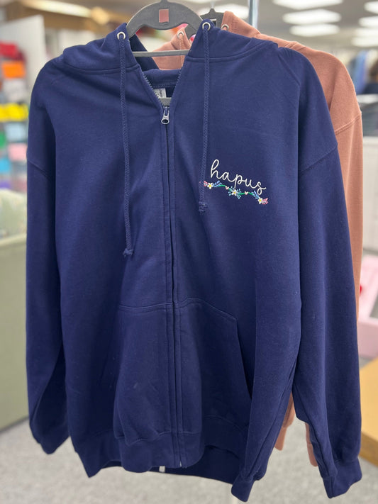 Full-zip Hoody Hapus Wreath