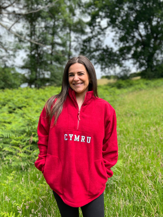 1/4 Zip Fleece Cymru