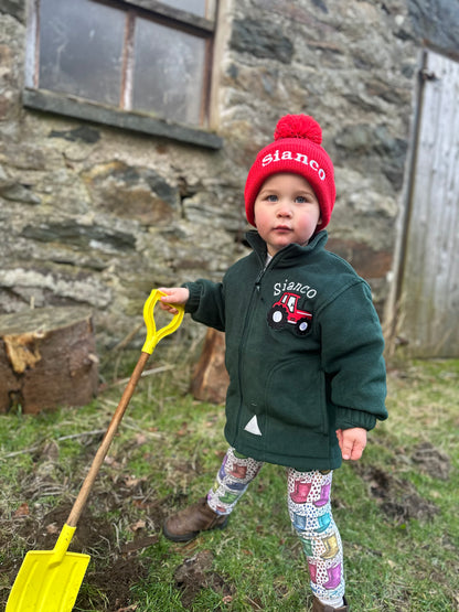 Personalised Full Zip Fleece Plant