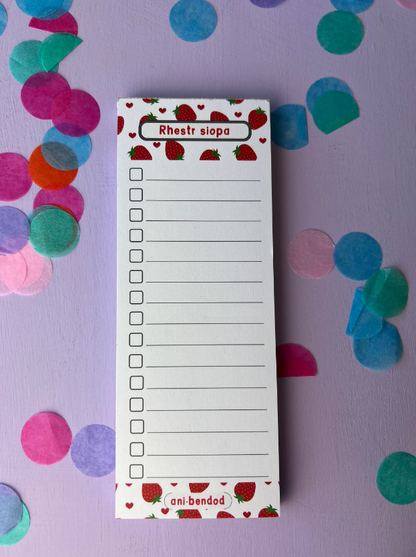Rhestr Siopa | Shopping List Mefus