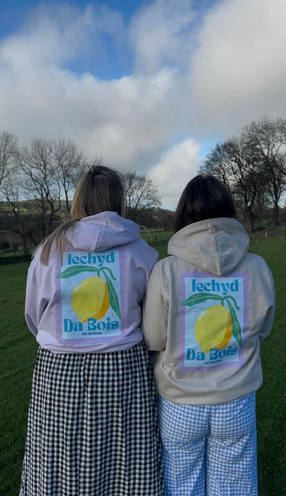 Hwdi Iechyd Da Lemwn | Iechyd Da Lemon Hoody