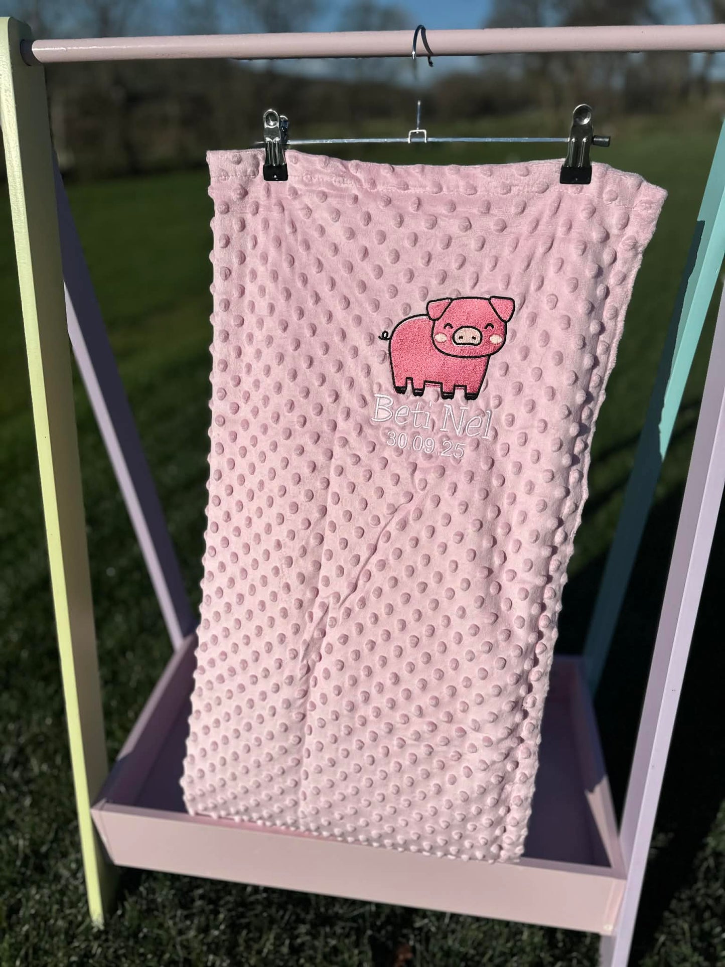 Blancedi babanod wedi personoli | Personalised baby blankets