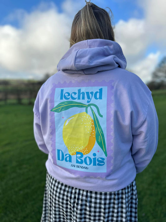 Hwdi Iechyd Da Lemwn | Iechyd Da Lemon Hoody
