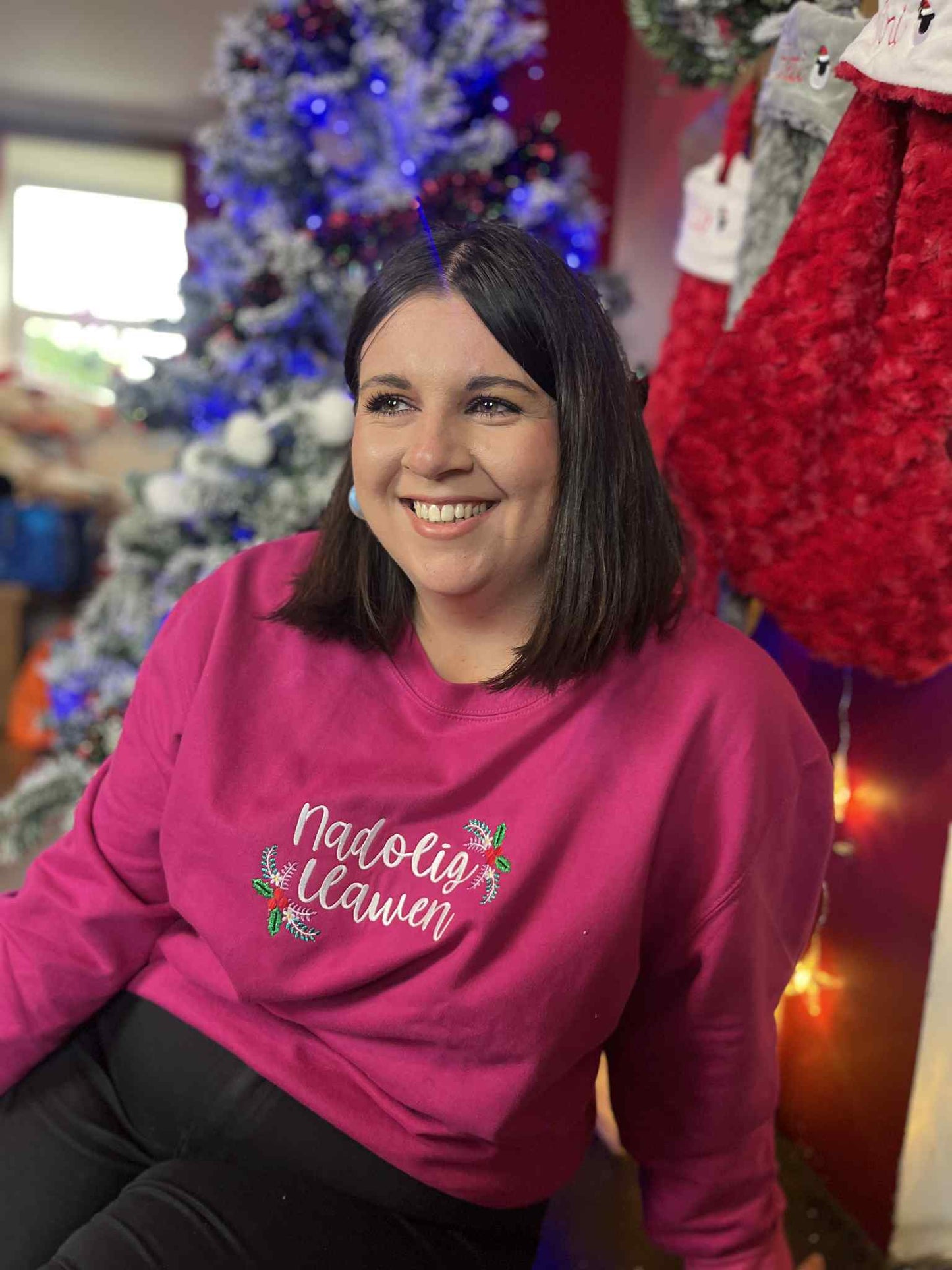 Siwmperi Nadolig WREATH Sparkly 2025 - Christmas jumpers