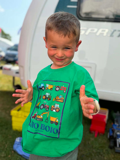 Crys t ‘Joio Boio' tractorau | Tractors 'joio boio' tee