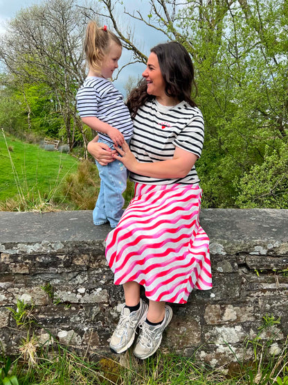 Crys t streipiog 'Cariad' | 'Cariad' stripey tee - plant ac oedolion
