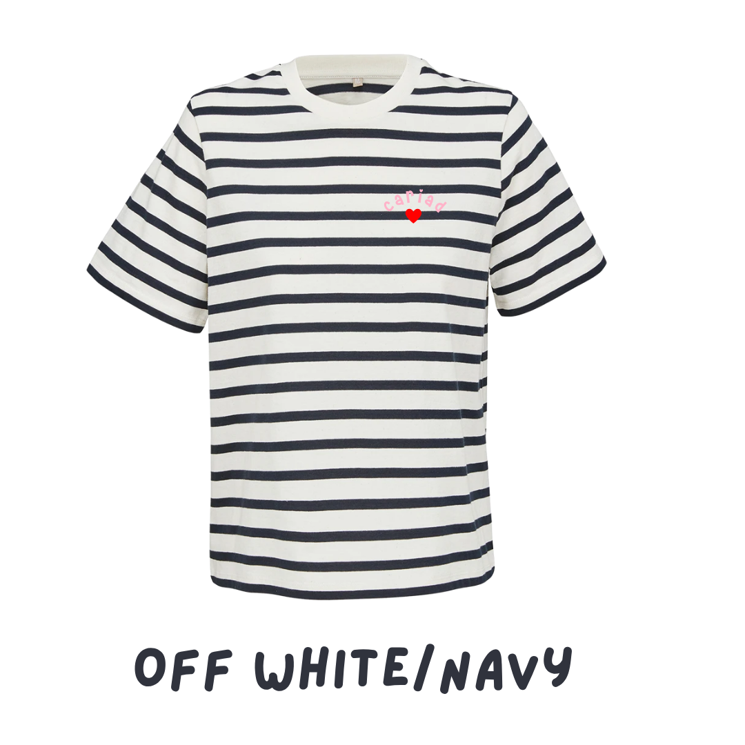Crys t streipiog 'Cariad' | 'Cariad' stripey tee - plant ac oedolion