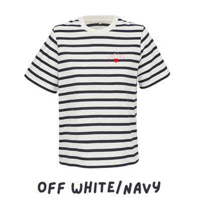 Crys t streipiog 'Cariad' | 'Cariad' stripey tee - plant ac oedolion