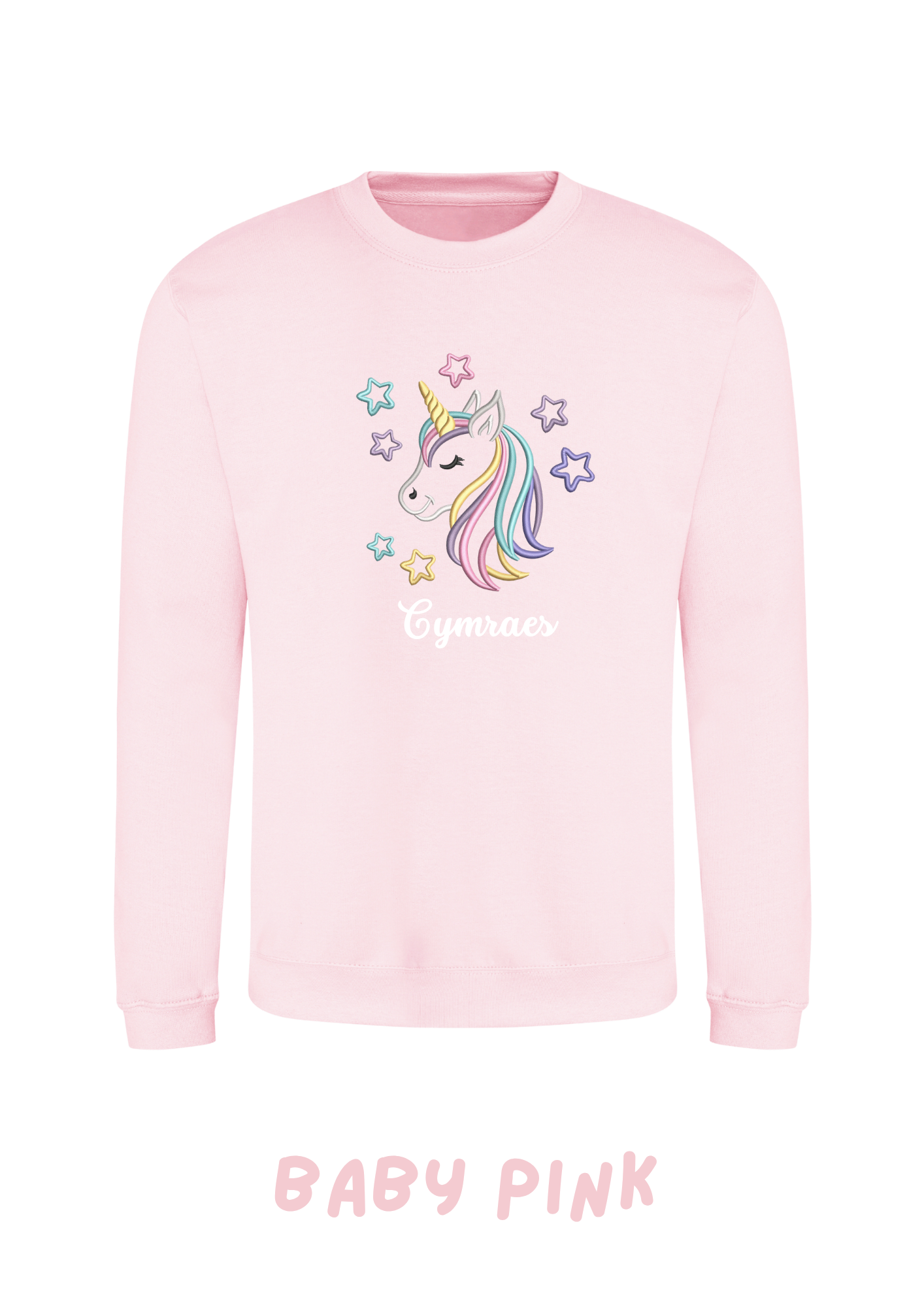 Siwmper Uncorn Cariad | Unicorn Cariad Sweatshirt
