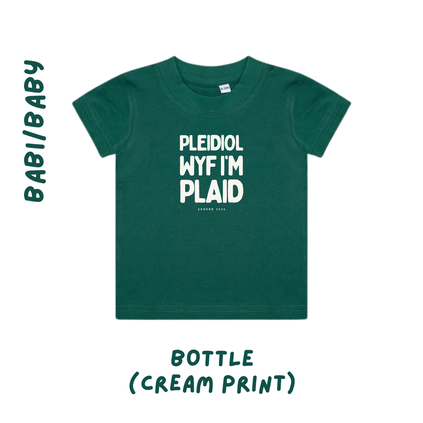 Pleidiol Wyf i'm Plaid crys t | Tee (plant ac oedolion-kids and adults)
